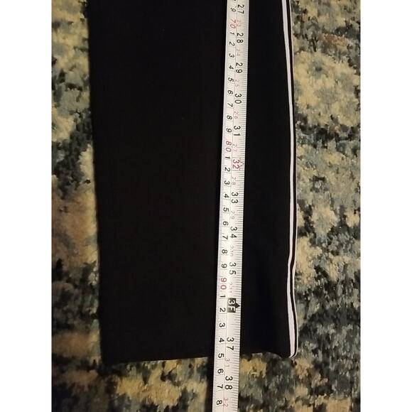 Amanda + Chelsea Women's Black White Stripes Pants Size 2 - Picture 3 of 16